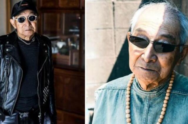 85 metų senelį aprengęs madingais drabužiais, anūkas jį pavertė instagramo žvaigžde