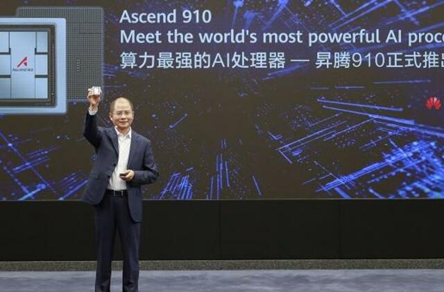 „Huawei“ oficialiai pristatė galingiausią pasaulyje dirbtinio intelekto procesorių