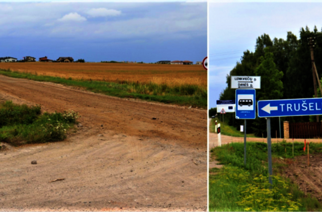 Kaip greičiau pradėti Danės gatvės Trušeliuose rekonstrukciją