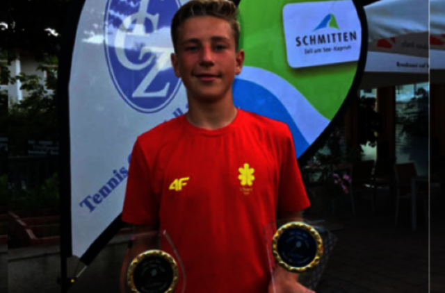 Klaipėdietis Edas Butvilas žibėjo teniso turnyre Austrijoje