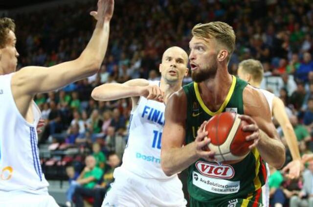 Lietuvos krepšinio rinktinė įveikė Suomiją