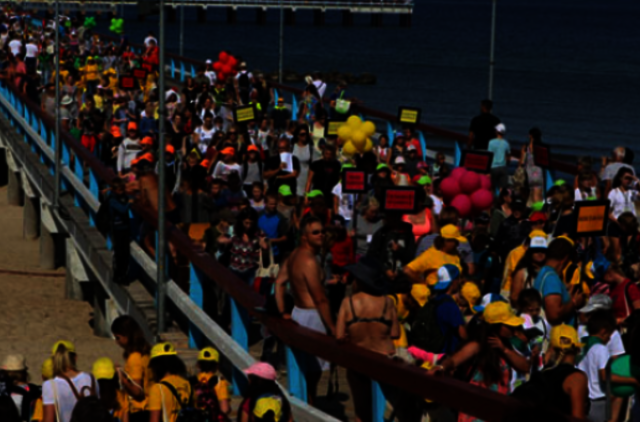 Palangos poilsiautojai aiškinosi, kaip atostogauti saugiai