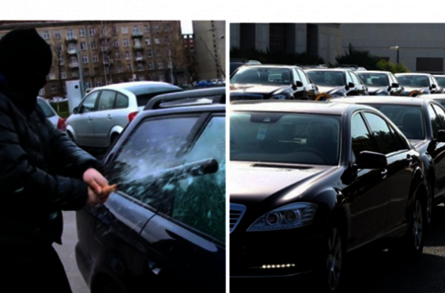 Vagys taikosi į vis naujesnius ir brangesnius automobilius