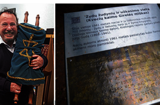 Žydų bendruomenę įskaudino sugadinta lentelė