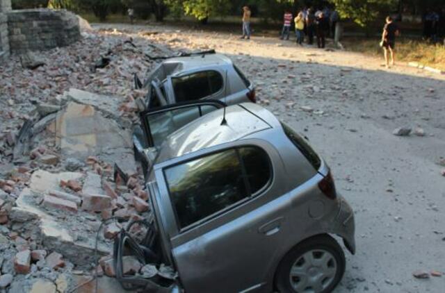 Albaniją supurtė žemės drebėjimų serija