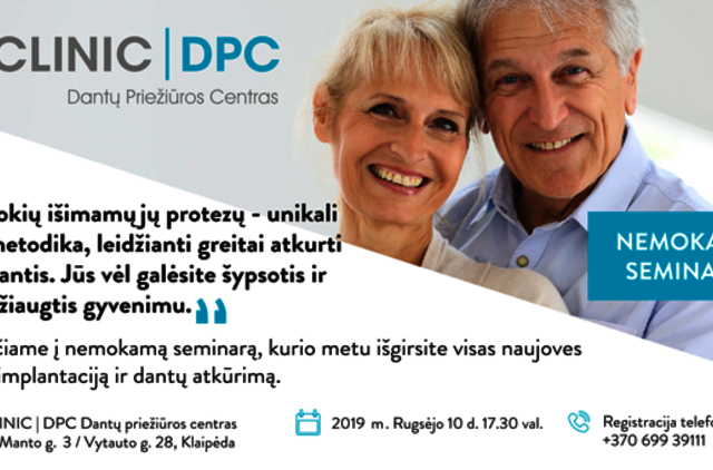 Dantų implantai - saugūs, inovatyvūs ir ilgaamžiai