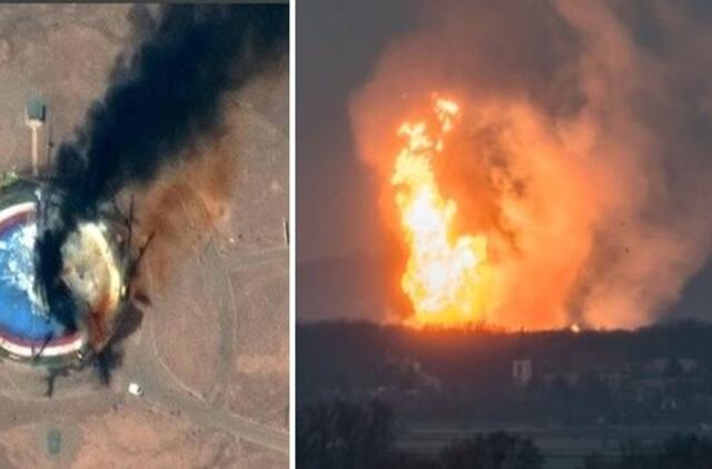 Iranas pripažino raketos sprogimą savo kosminiame centre