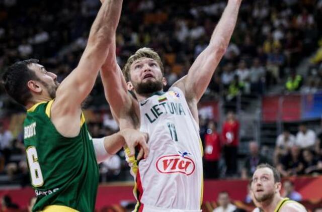 Lietuvos rinktinė įspūdingai atsitiesė, bet apmaudžiai pralaimėjo Australijai