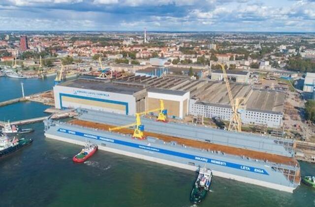 Paruošė darbui didžiausią Baltijos šalyse doką