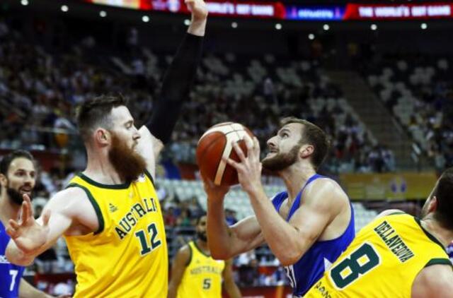 Paskutine pasaulio krepšinio čempionato pusfinalio dalyve tapo Australija