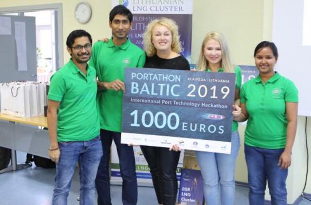 Uosto technologijų hakatone triumfavo KU atstovai