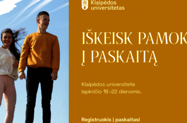 KU jau tryliktą kartą siūlo iškeisti pamoką į paskaitą