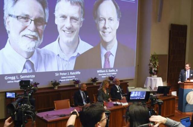 Nobelio medicinos premija atiteko trims ląstelių tyrėjams