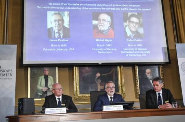 Paskelbti Nobelio fizikos premijos laureatai
