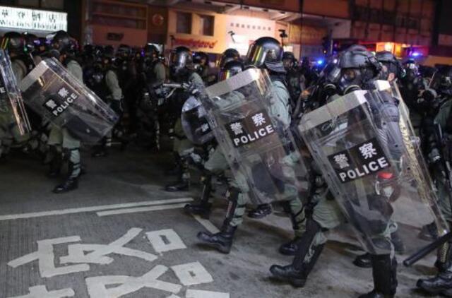 Per protestus Honkonge sužalota daugiau nei 30 žmonių