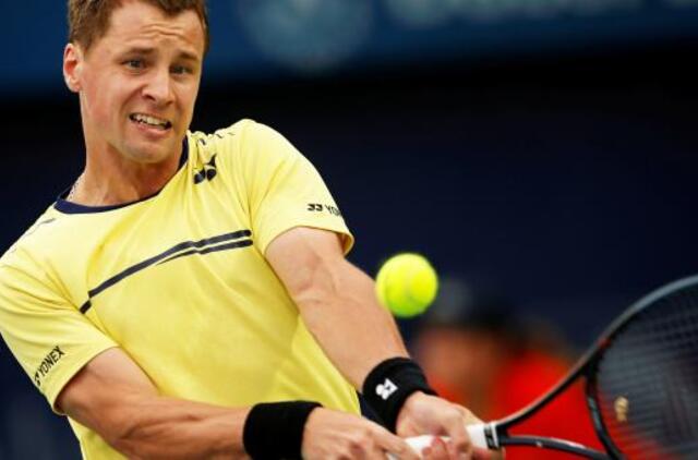 R. Berankis Bazelyje pralaimėjo septintajai pasaulio raketei