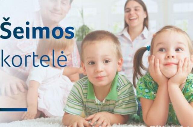 Šeimos kortelę turintiems – vis daugiau partnerių nuolaidų