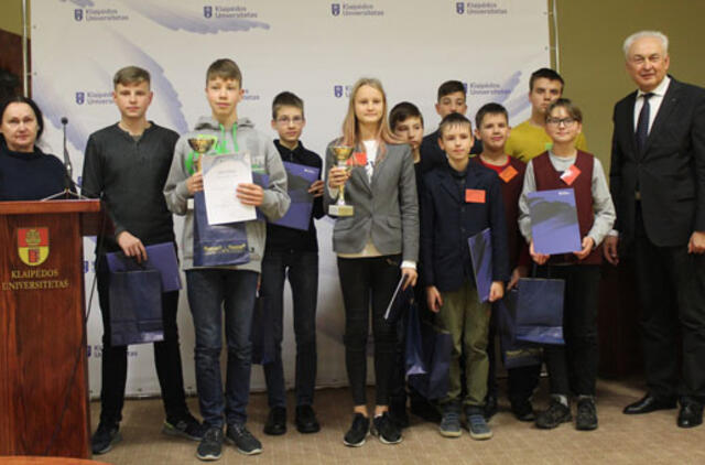 5–8 klasių matematikos olimpiada Klaipėdos universitete
