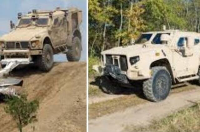 Amerikietiški šarvuoti visureigiai Lietuvai kainuos 145 mln. eurų