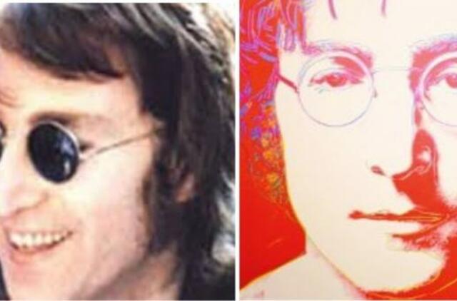 Apvalūs J. Lennono akiniai nuo saulės bus parduoti aukcione