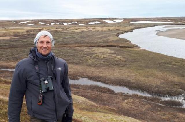 Arktyje vasarą leidęs KU mokslininkas: „Ten, kur buvo ežerai, dabar pieva“