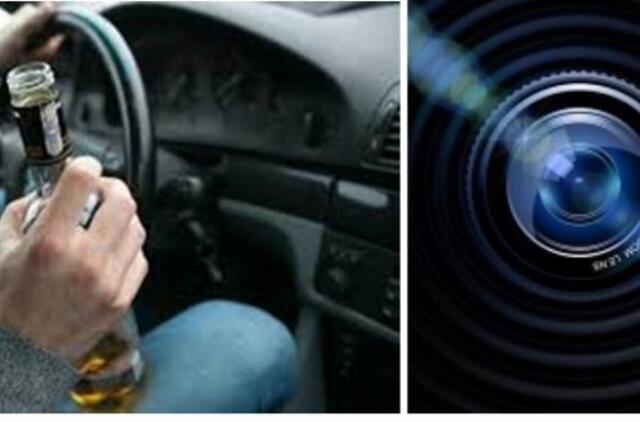 Girtą melagį vairuotoją „pribaigė“ vaizdo įrašas