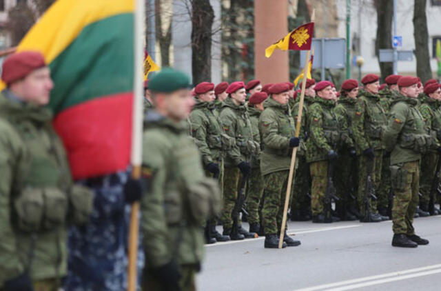 Iškilmingai paminėta Lietuvos kariuomenės diena