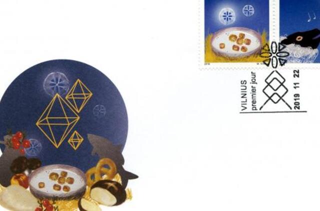 Išleidžiami šventiniai pašto ženklai