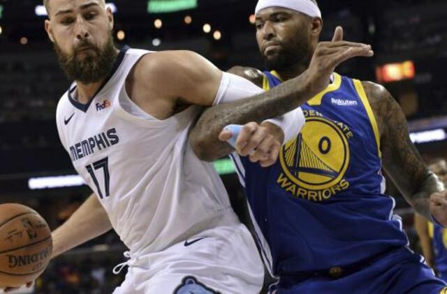 Jonas Valančiūnas su „Grizzlies“ šventė trečiąją pergalę iš eilės