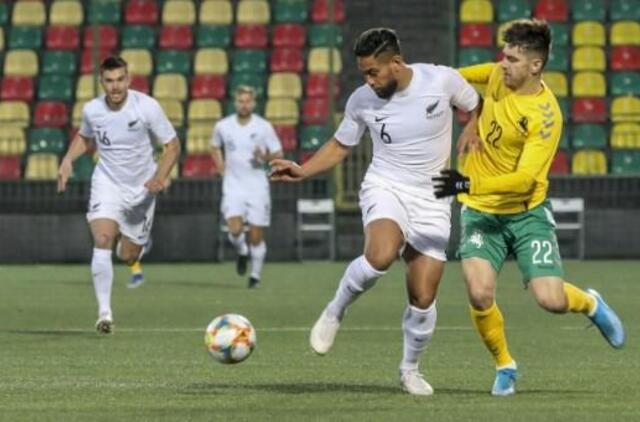 Lietuvos futbolininkai nugalėjo Naująją Zelandiją