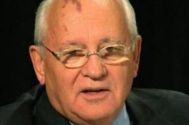 M. Gorbačiovas įspėja dėl „milžiniško pavojaus“ pasauliui