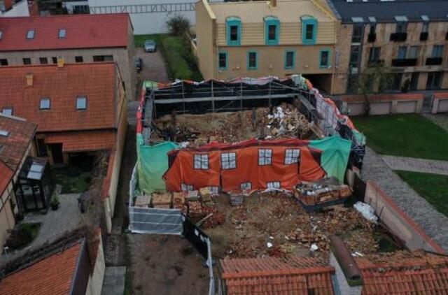 Nustatyta nugriautam Daržų g. 14 statiniui padaryta žala