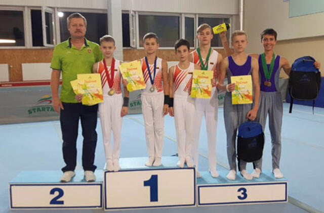 "Viesulo" gimnastams žibėjo auksas