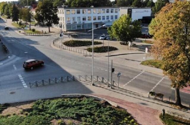 Žaliuojanti ateities Klaipėdos gatvė kvepės net rožėmis