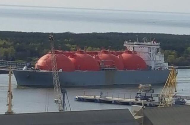 Į Klaipėdą plaukia didelis dujų krovinys iš Norvegijos