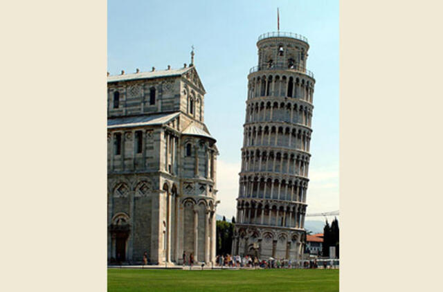 Įminta kreivojo Pizos bokšto architekto mįslė