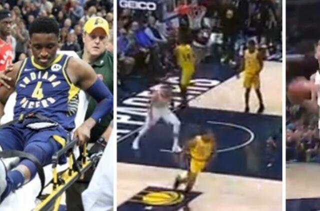 Indianos "Pacers" su Domantu Saboniu palaužė NBA favoritus