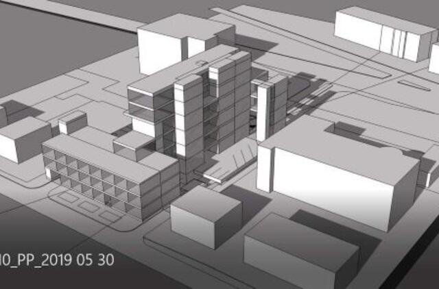 Jau ryškėja nauji buvusio Kelių policijos pastato kontūrai