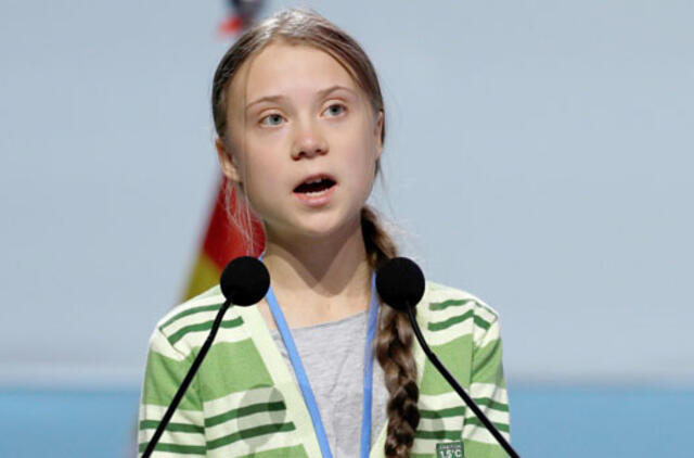 Vokiečių geležinkelių operatorė sureagavo į G. Thunberg įrašą tviteryje