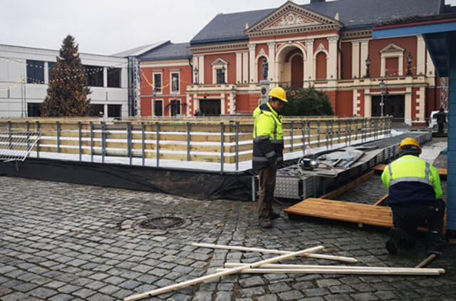 Žiemos nuotaiką Klaipėdoje kurs čiuožykla