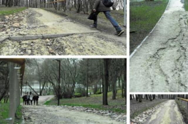 Kretingoje tvinsta renovuotas Pastauninko parkas