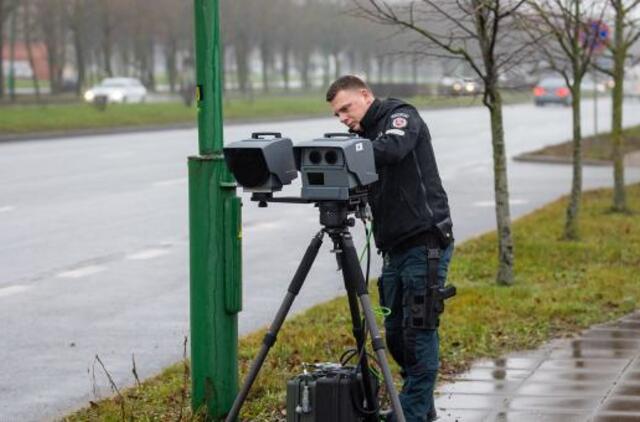 Mobilieji greičio matuokliai Klaipėdoje jau dirba visu pajėgumu