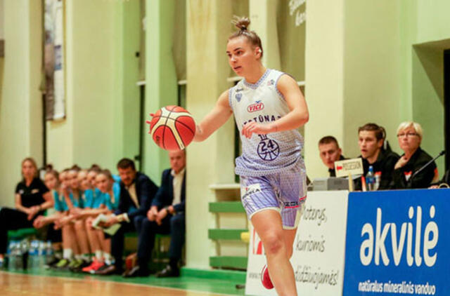 "Neptūno" žaidėja išvyko į Liepoją