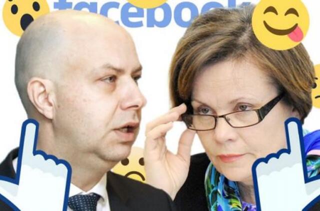 R.Juknevičienė ir A.Veryga kariauja feisbuke