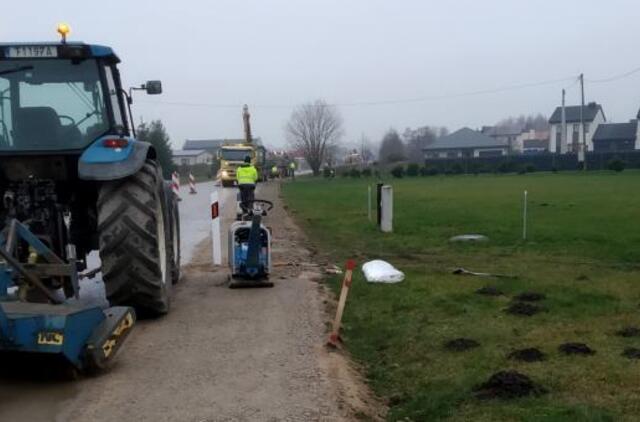 Šiemet Sendvaryje planuojama gerinti kelius ir apšvietimą