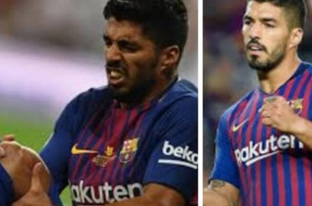 Smūgis „Barcelonos“ ekipai: L. Suarezas nežais keturis mėnesius