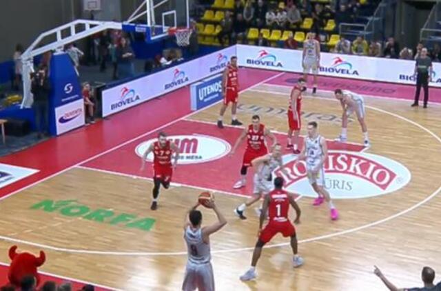 Utenoje "Juventus" po dramatiškos pabaigos įveikė Vilniaus "Rytą"