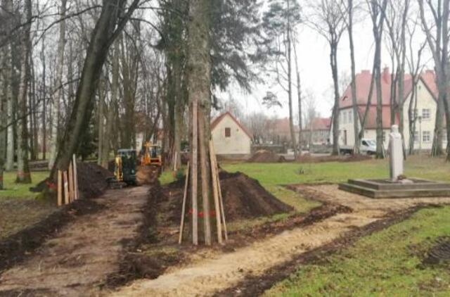 Atnaujinamas Hermano Zudermano skveras