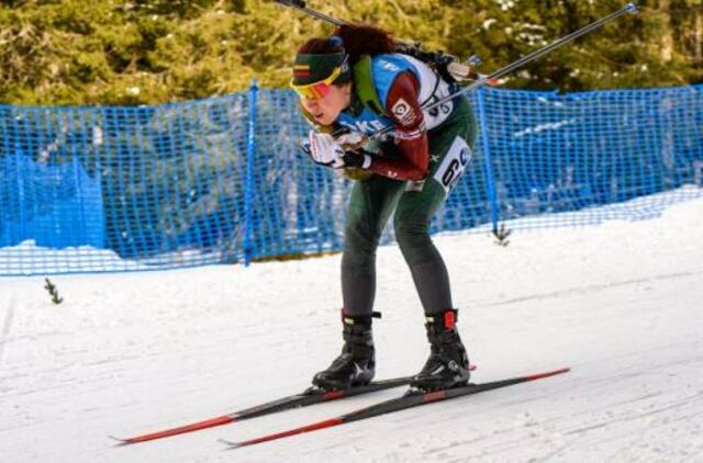 Europos biatlono čempionate N. Kočergina pateko į supersprinto finalą