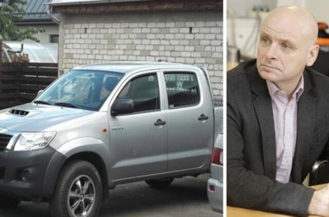 Gargždų seniūnas tarnybiniu automobiliu tik „užbėgo“ raktų